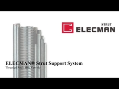 M8 M10 Carbon Steel Hot Dipped Galvanized All Thread Rod 1/4